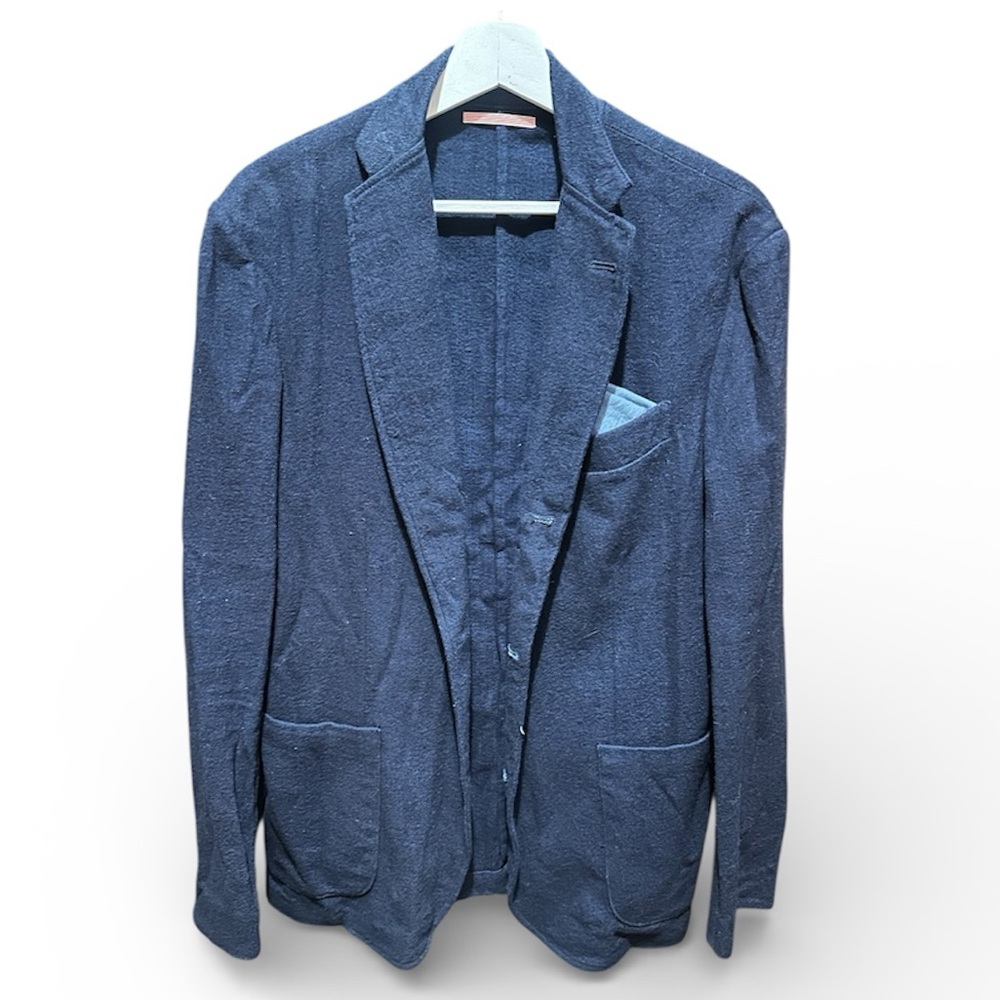 Apolis Indigo Wool Blazer
